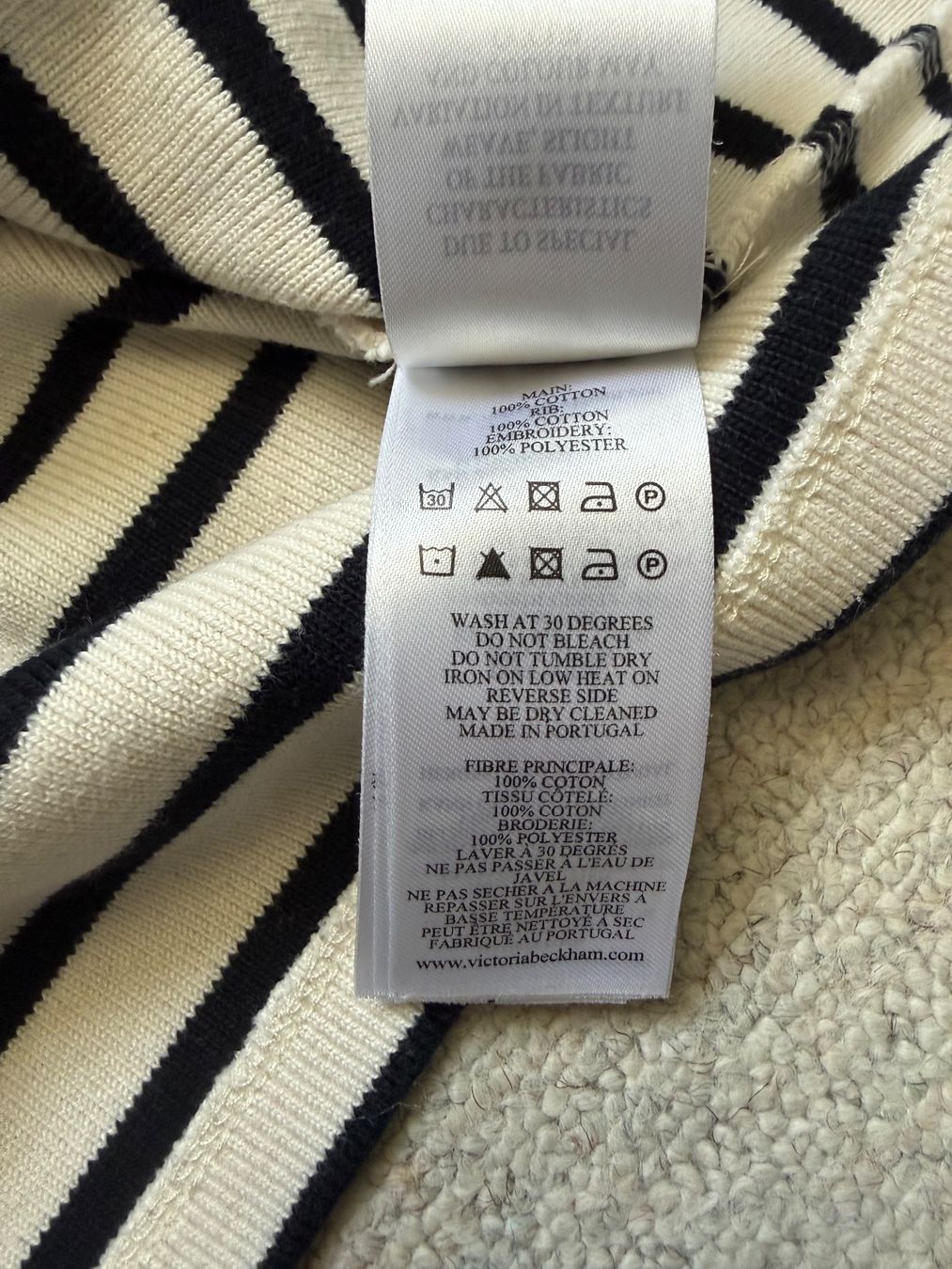 Victoria Beckham Maglioni & Felpe: Pull marinière " VVB " Victoria Beckham XS – Nuovo (secondo la descrizione) da Echandens venduto da pepite30 6