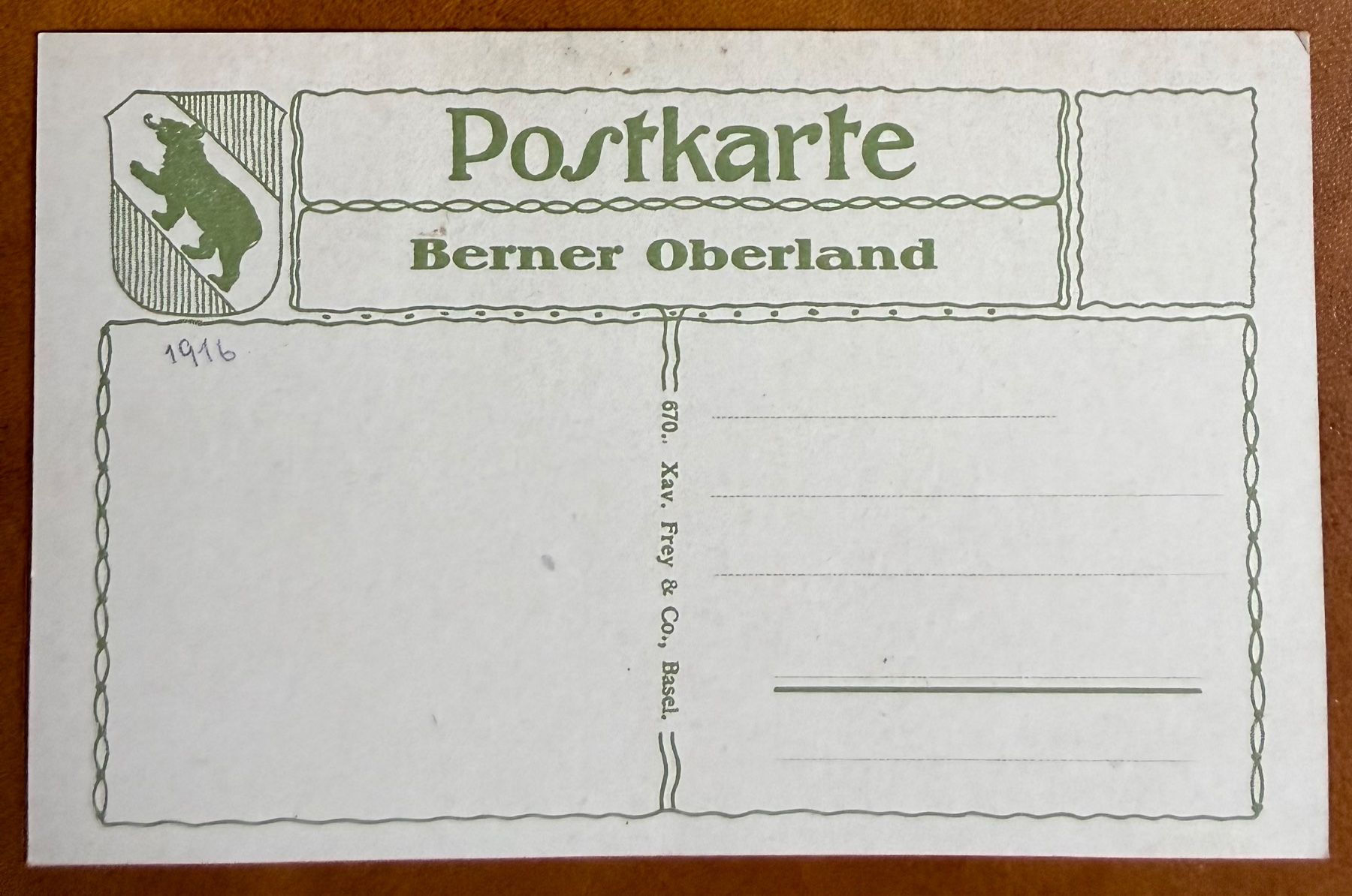 Cartoline postali: Blümlisalpgletscher  - AK – Usato da Lutry venduto da Ediego 1