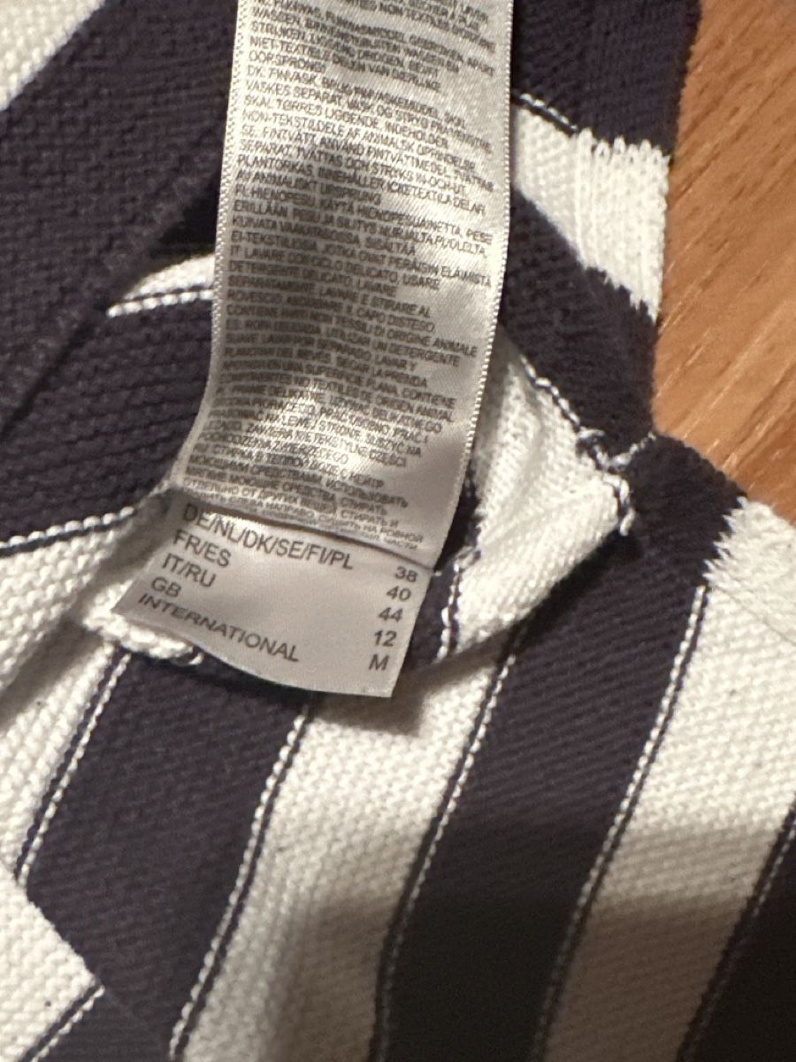 Lieblingsstück Pullover & Sweatshirts: Lieblingsstueck Baumwollpullover gestreift blau weiss Gr. 38 – Gebraucht aus St.Gallen von maierm01 2
