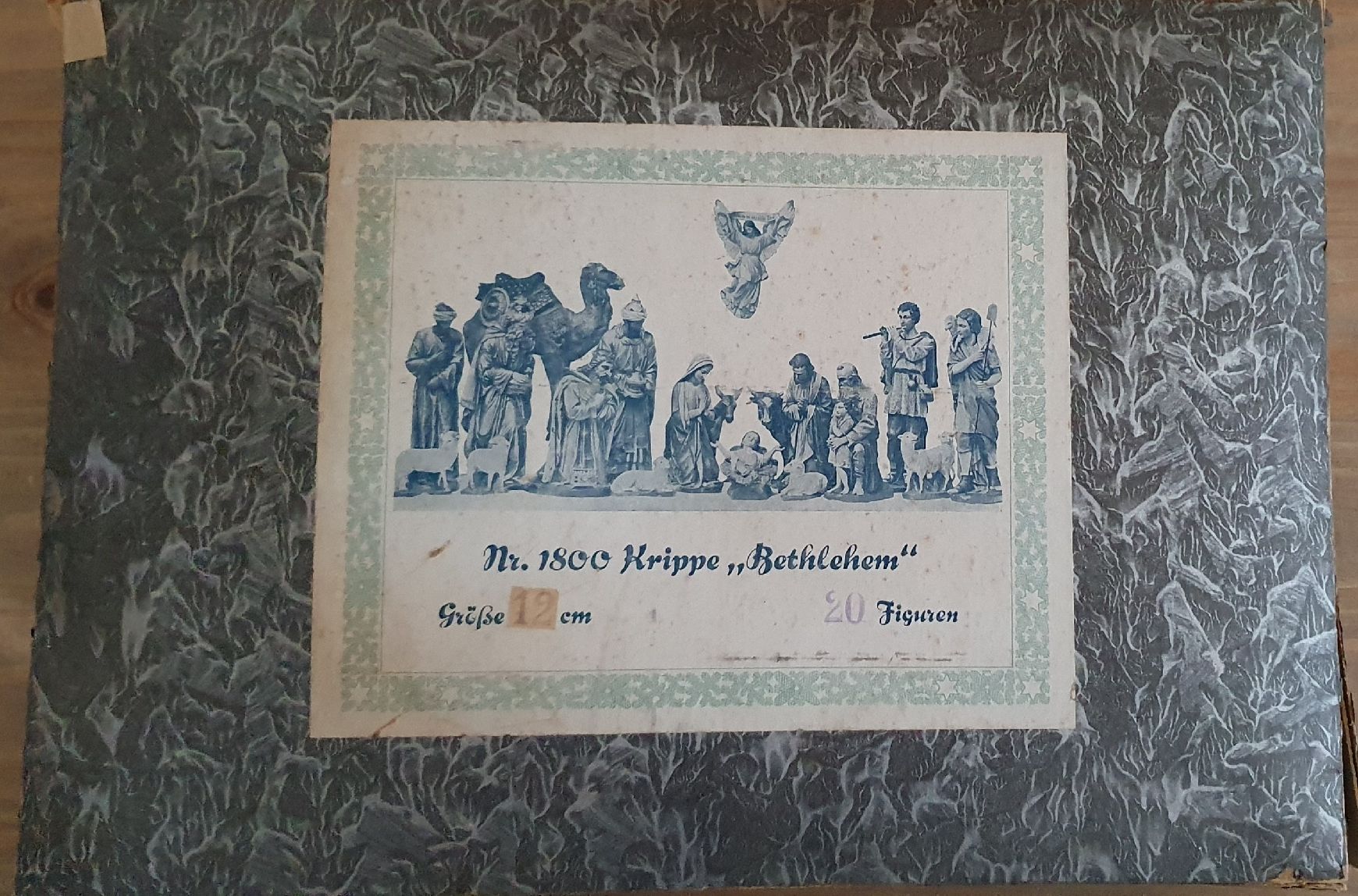 Statuette: Krippenfiguren mit Krippe – Usato da Speicherschwendi venduto da Gian00 8