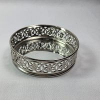 Dekoschale aus Metall mit Spiegelboden – gebraucht