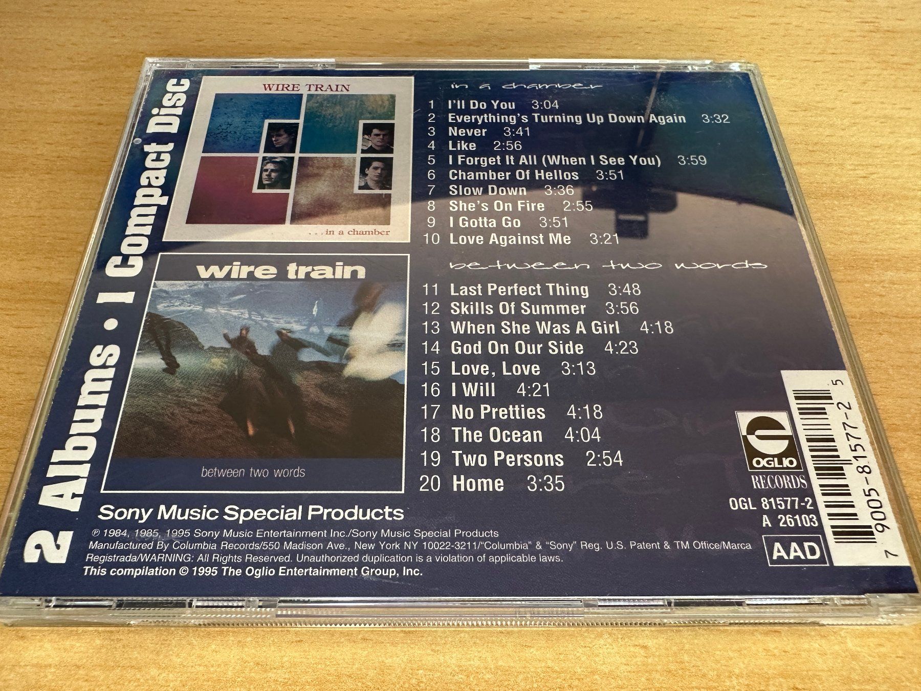 CDs: Wire Train – In A Chamber / Between Two Words – Gebraucht aus Rikon im Tösstal von Alpenmutz 1