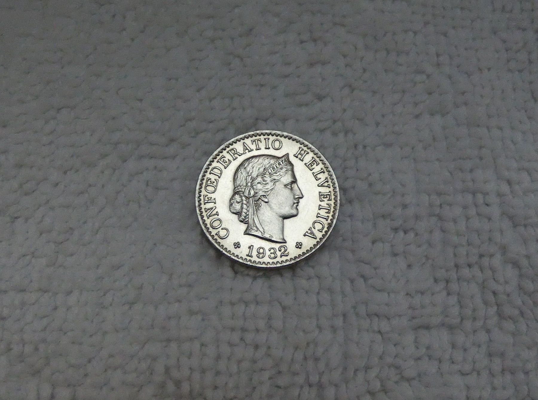 Tutti le monete: 5 centimes/rappen 1932 – Usato da Nyon venduto da Ilmi09