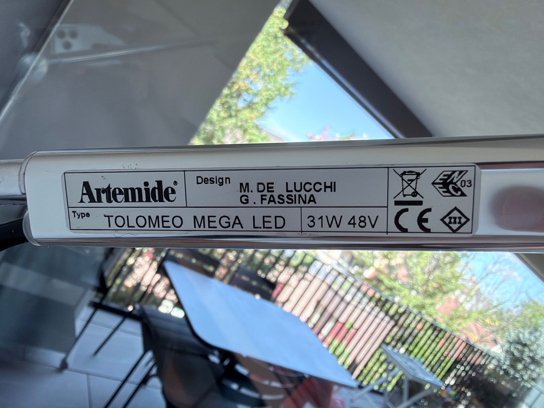 Artemide Lampade: Artemide Tolomeo Mega LED dimmbar Silber Stehleuchte – Usato da Zürich venduto da ZHDenis 3