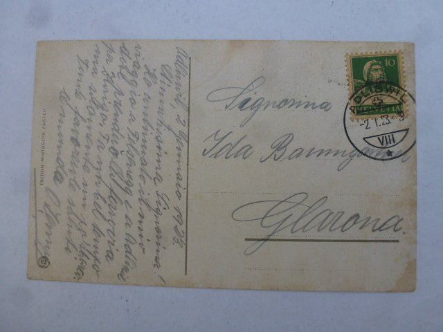 Cartoline postali: Ansichtskarte Adliswil 1923 – Usato da Walkringen venduto da Casablanca777 1