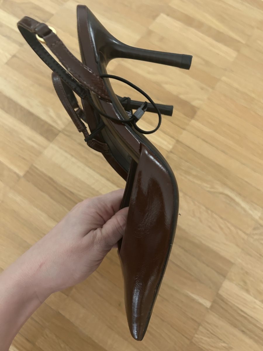 Zara Damenschuhe: Zara Slingback Pumps neu 37 rotbraun – Neu und originalverpackt aus St. Gallen von oli_ryy9 2
