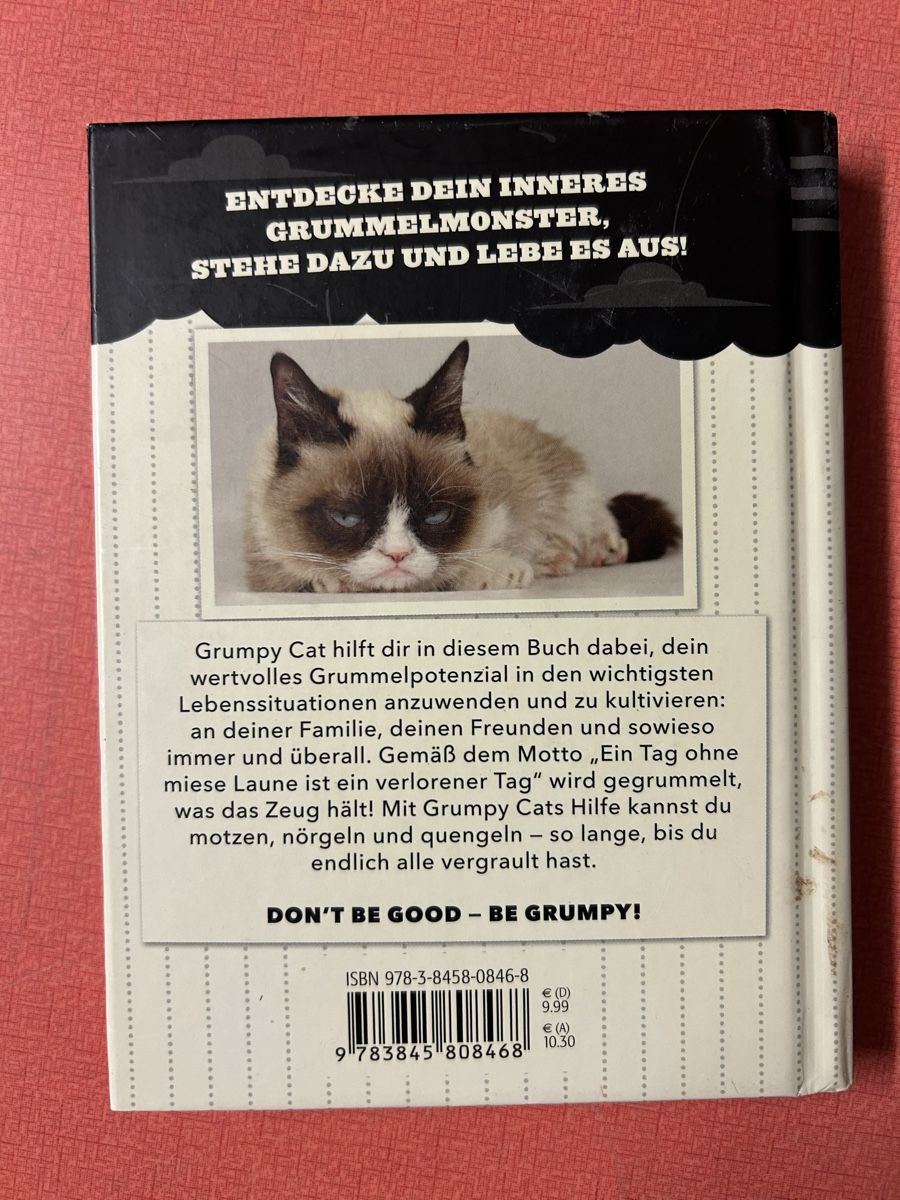 Libri: Grumpy Cats Grumpy Guide to Life Buch guter Zustand – Usato da Lanzenhäusern venduto da vic63 9