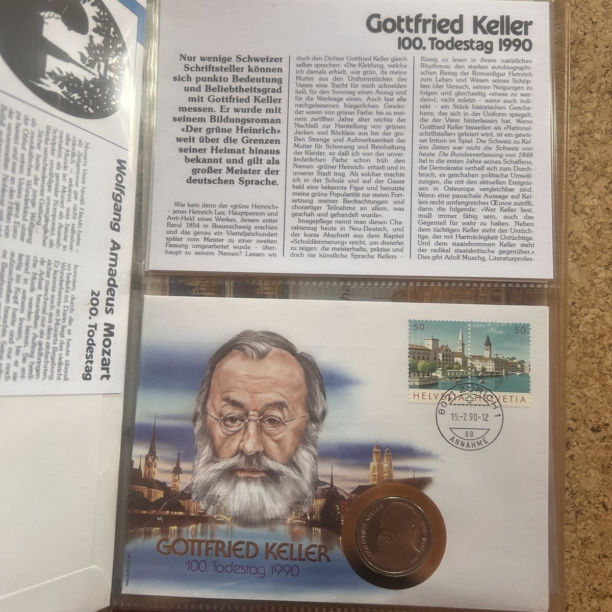 Tutti i francobolli: Sonderbriefmarken-Set amerika/schweiz/ bern etc – Usato da Laufen venduto da belleskulptur 3