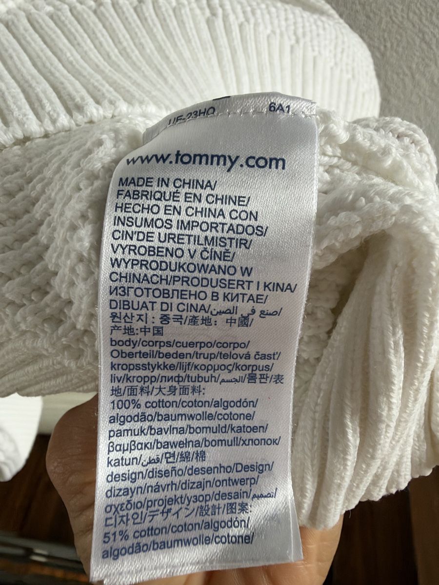 Tommy Hilfiger Pullover & Sweatshirts: Tommy Hilfiger Pullover weiss Grösse M  – Gebraucht aus Neunkirch von misach69 5