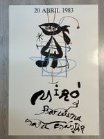 Originalplakat Miro @ Sala Gaspar 1983