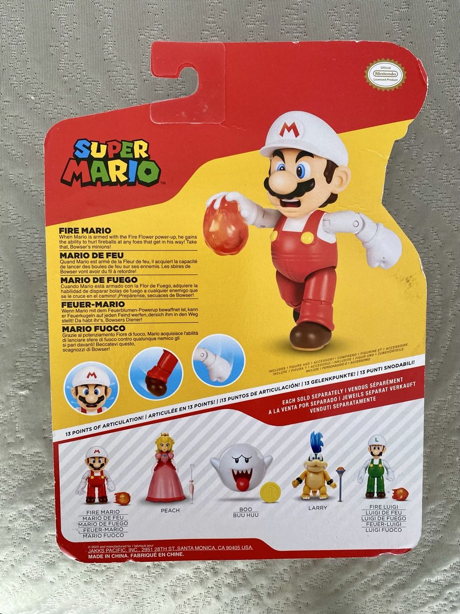 Nintendo Giocattoli: Nintendo Super Mario - Feuer-Mario – Nuovo e nell'imballaggio originale da Oberembrach venduto da theZaz 1