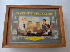 Anker-Steinbaukasten Nr. 4A Mannheim Baukasten Holzkiste