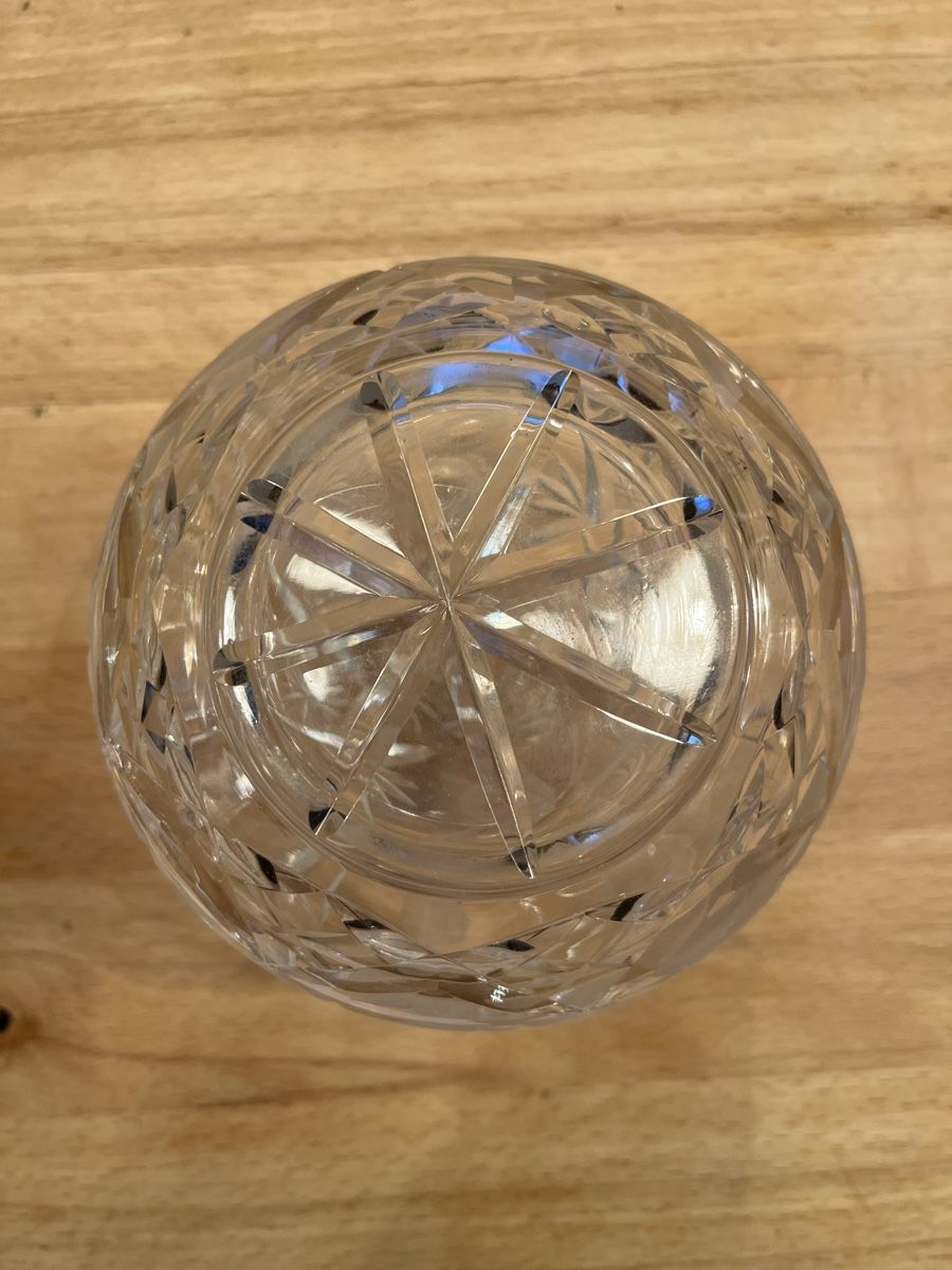 Caraffe: Vintage Bleikristall Karaffe mit Rosenmuster – Usato da Rikon im Tösstal venduto da stupsi99 6