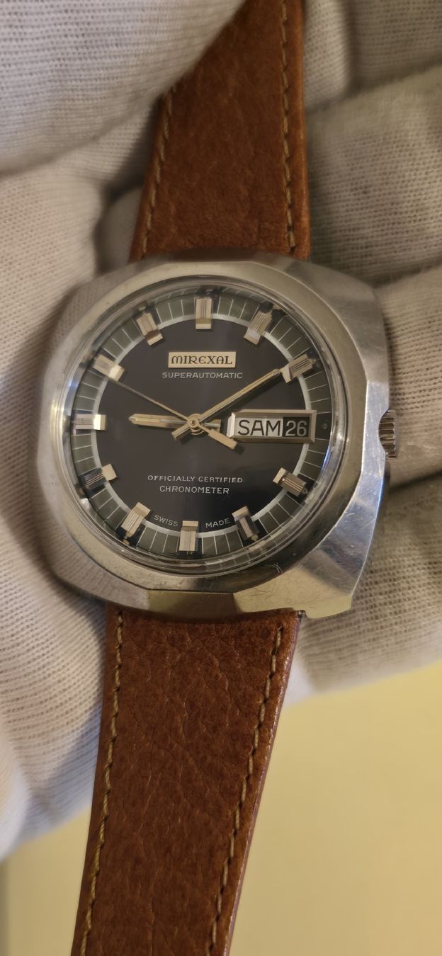 Mirexal Orologi: Montre Mirexal Superautomatic Chronometre Rare  – Usato da Grand-Lancy venduto da Montre-Swiss 6