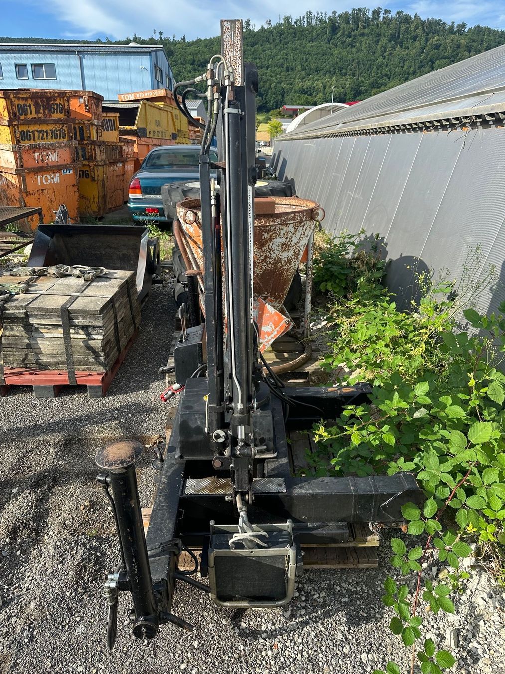 HIAB Gru: Hiab Kran 2t – Usato da Ettingen venduto da lubs 3