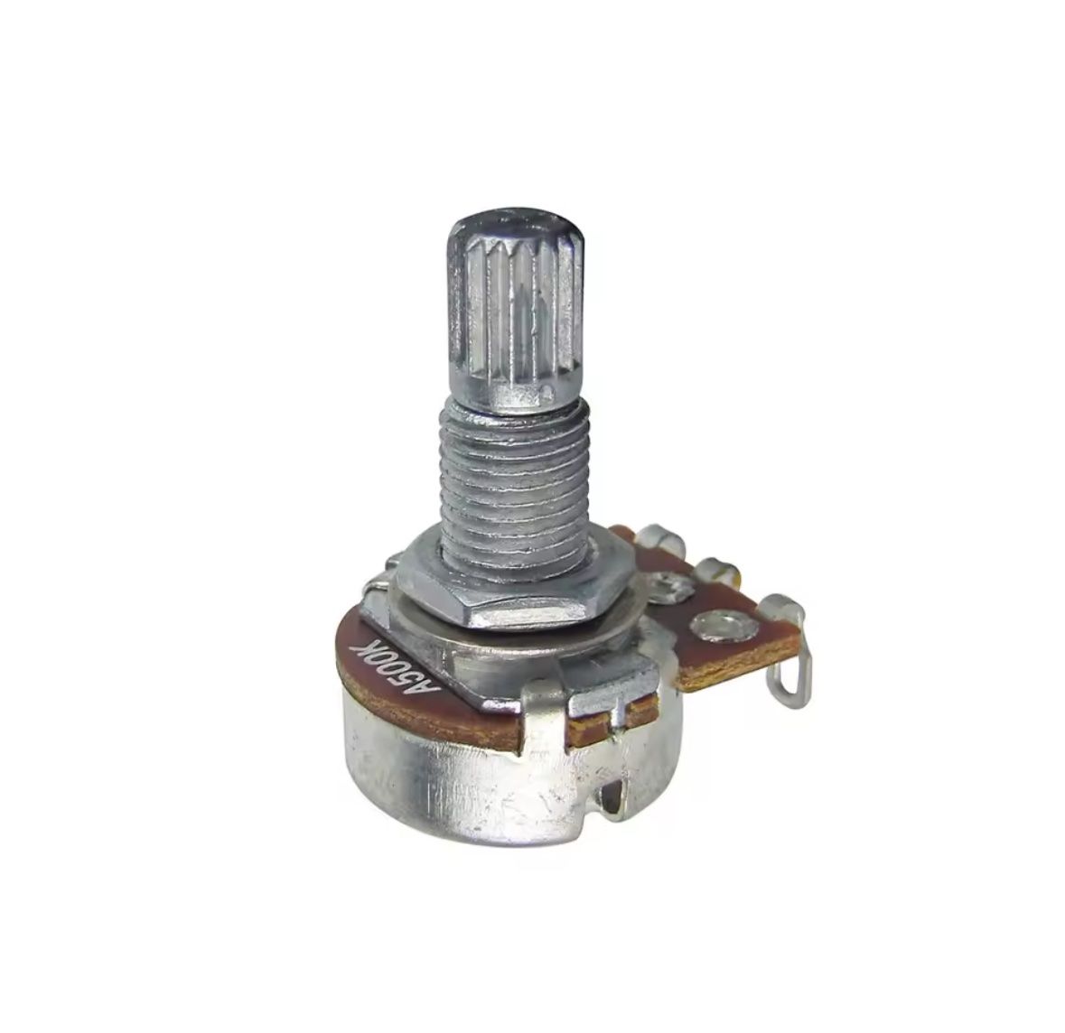 Componenti elettronici: A500 Mini-Gitarrenpotentiometer logarithmisch 500k – Nuovo e nell'imballaggio originale da Luzern venduto da MusikElektronikShop