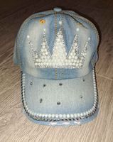 Jeans Cap mit Strass one size