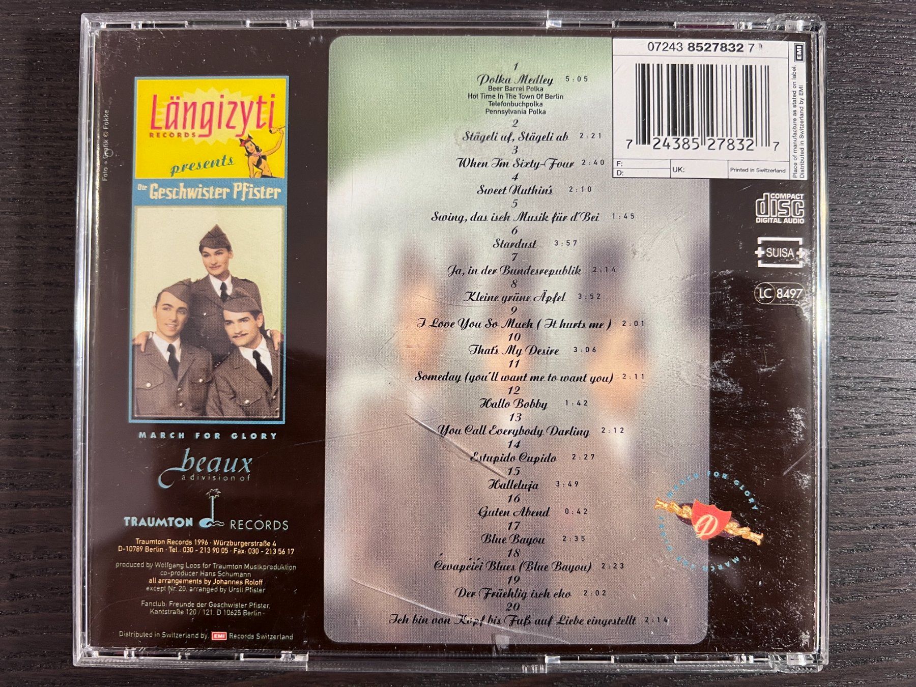CD: Die Geschwister Pfister - March for Glory – Usato da Zürich venduto da MusikFreunde 1
