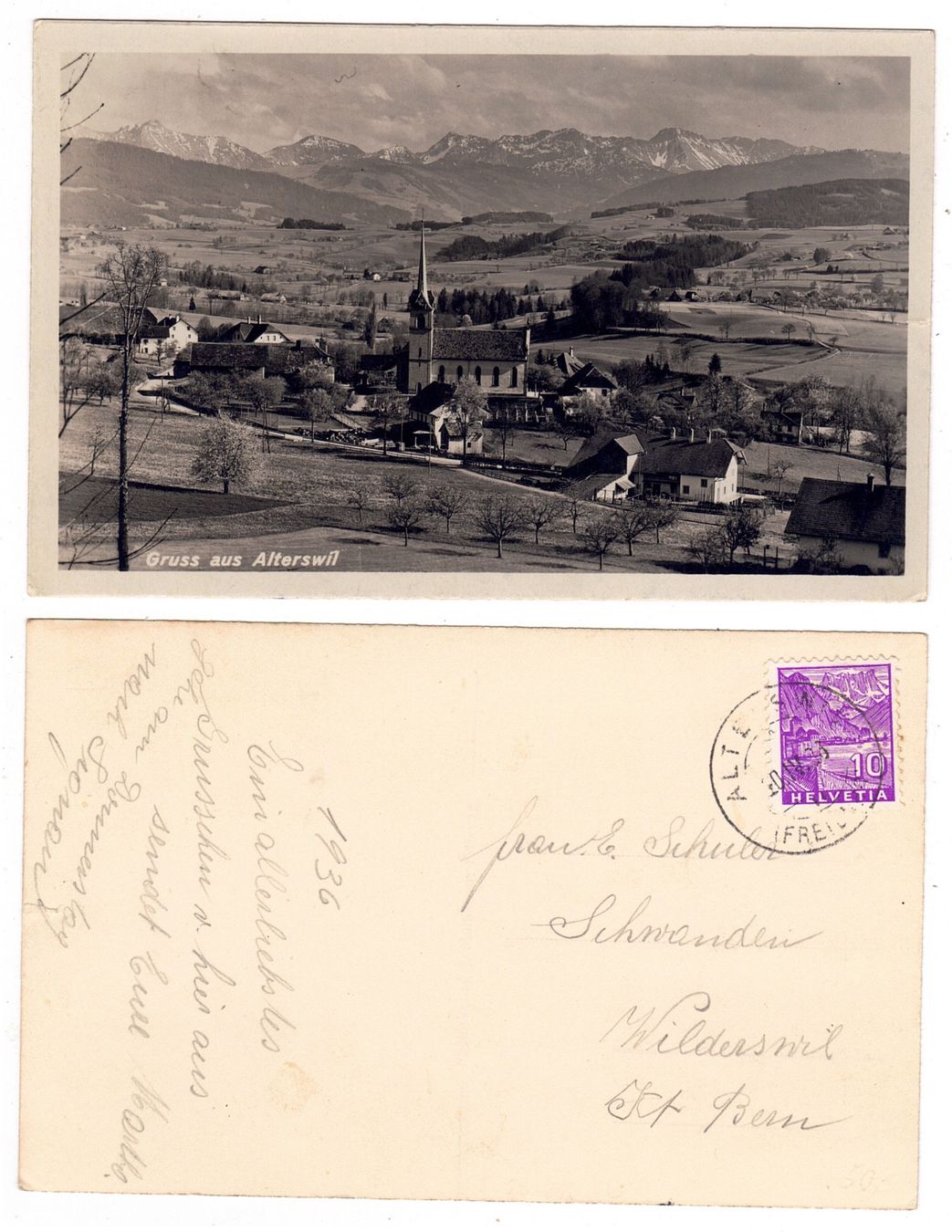 Cartes postales: Gruss aus Alterswil – D'occasion à La Tour-de-Peilz par amjust