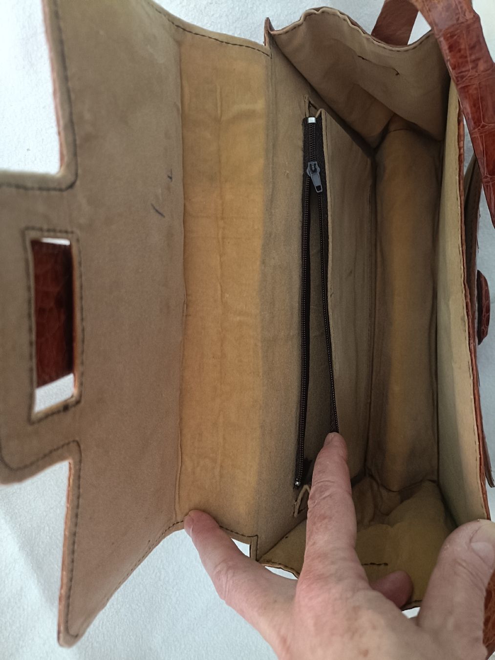 Altro in  Abbigliamento & Accessori: Borsa vintage in coccodrillo marrone – Nuovo e nell'imballaggio originale da Lugano venduto da riccardo012 9