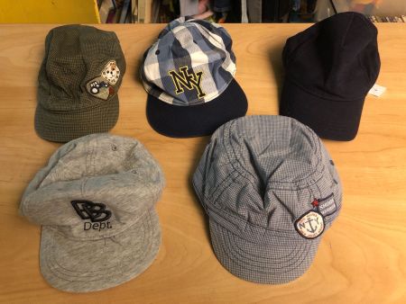 5 H&M Caps/Sonnenhüte Gr.74/80