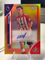 2026 Topps Chrome Premier League Chris Rigg RC Gold Auto /50