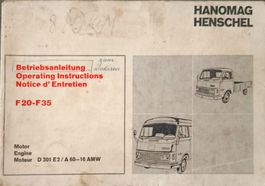 Betriebsanleitung - Hanomag F20 F35