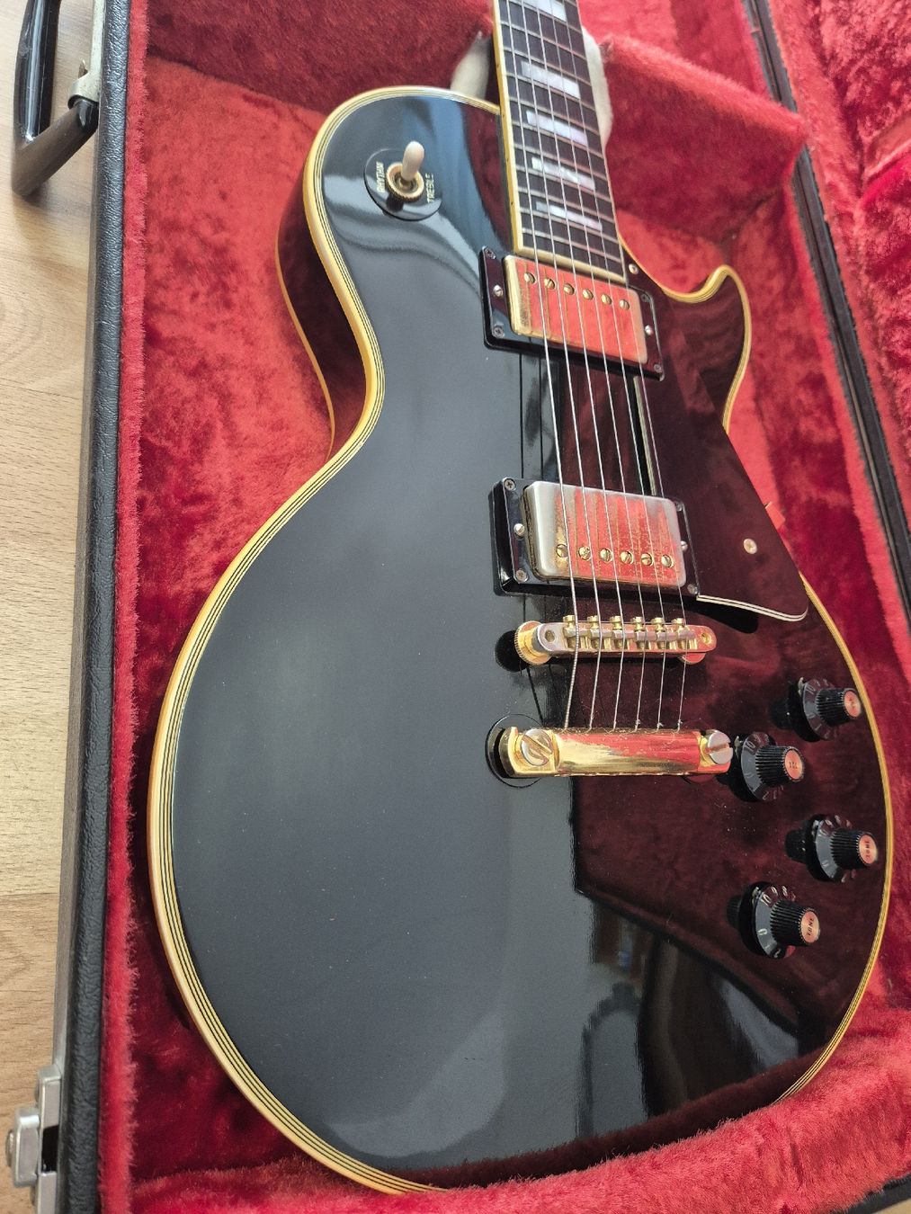 Gibson Strumenti musicali: Gibson les paul custom 1973 100% original – Usato da Dielsdorf venduto da 7TheRockDoc9 1