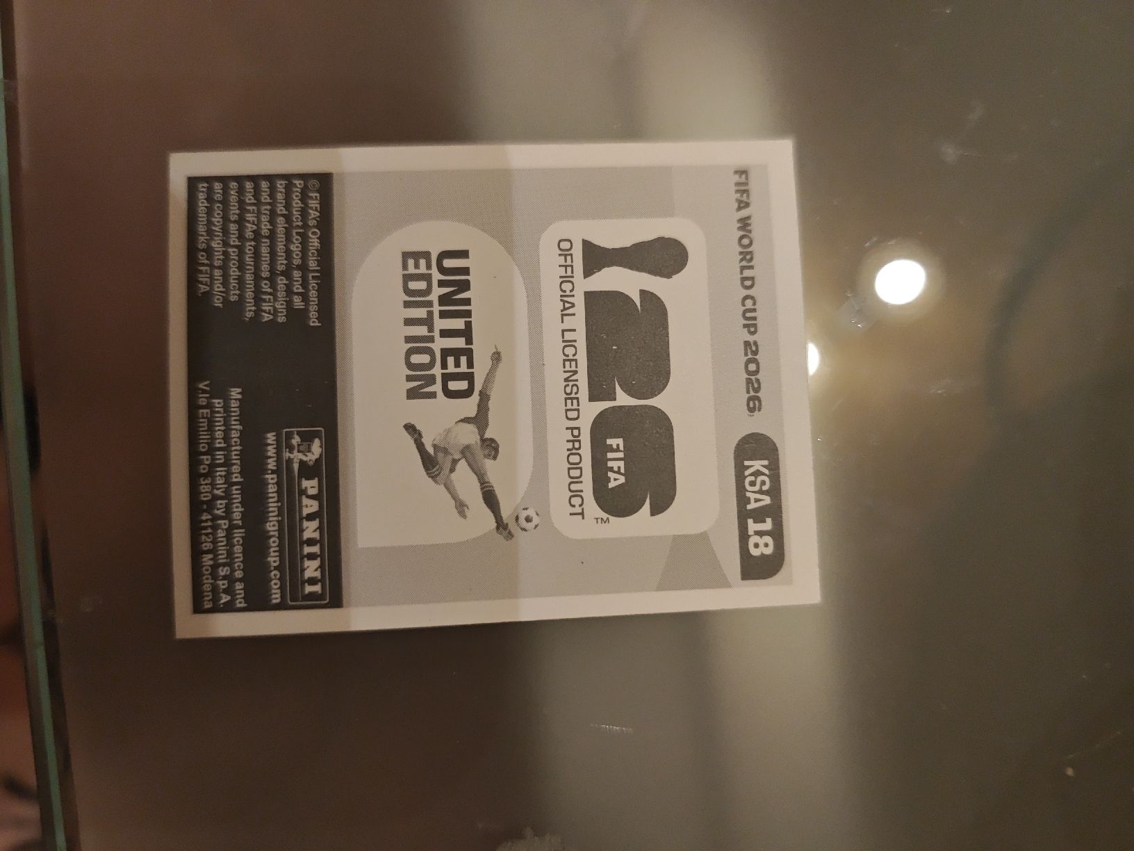 Panini Carte collezionabili: Panini Sticker KSA 18 – Nuovo (secondo la descrizione) da Sulgen venduto da 34j_p6s2