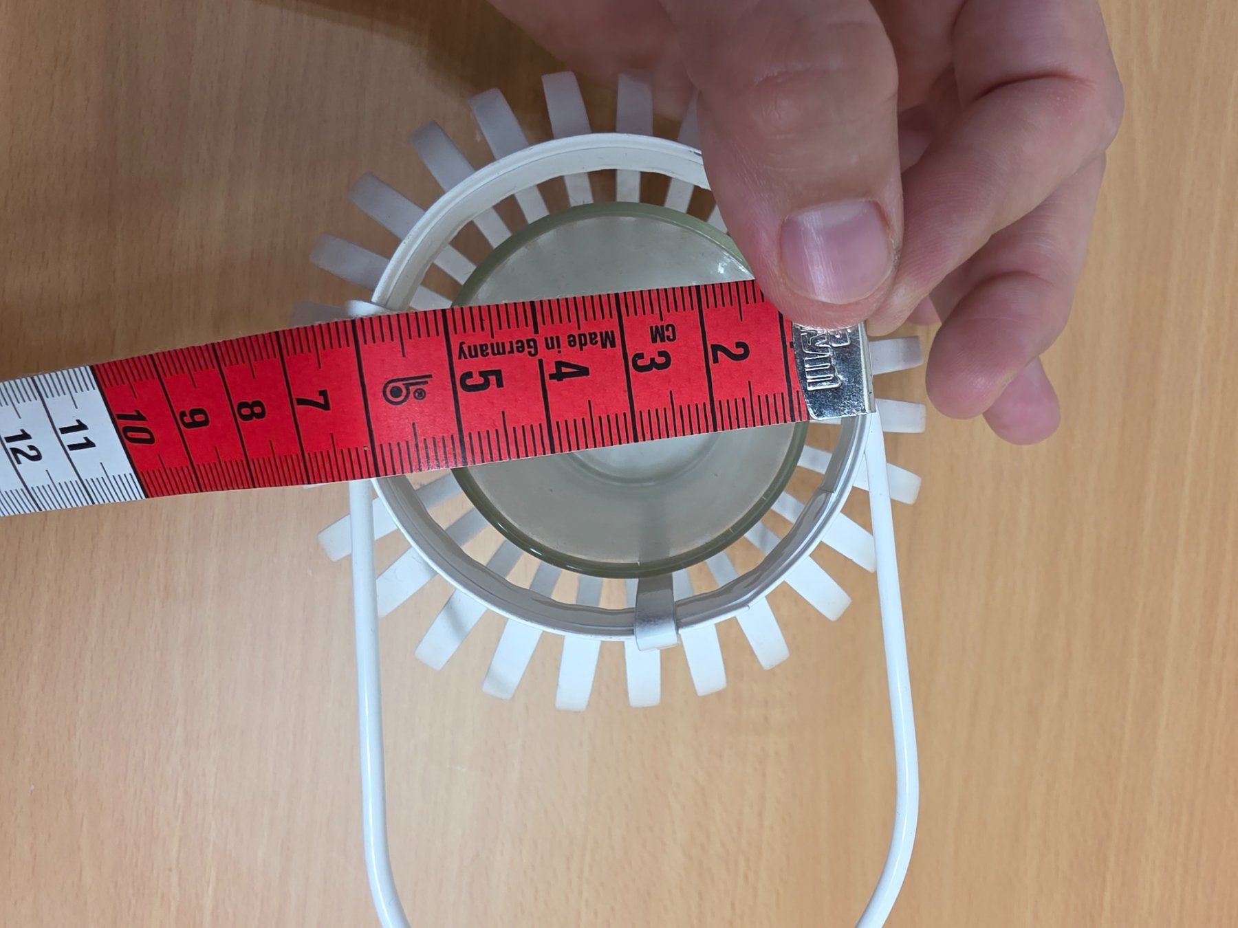 Portacandele: Teelicht Glas, Windlicht, Teelichthalter weiss – Usato da Nebikon venduto da Japostyle 3