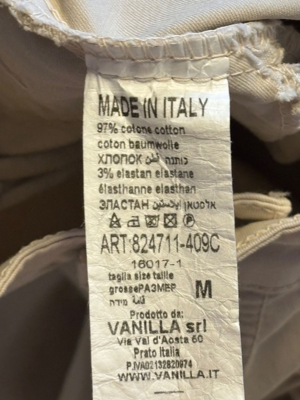 Pantaloni: Vanilla Italy Ballon Hose Baumwolle – Usato da St. Margrethen SG venduto da dijanaO 5