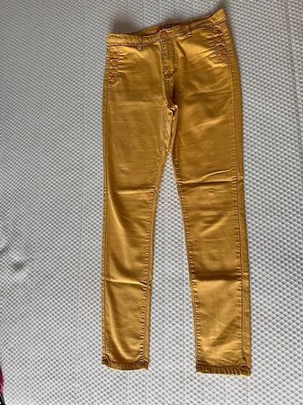 Pantalon slim jaune moutarde Taille 40