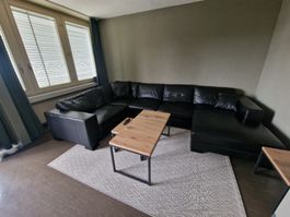 Leder Sofa, schwarz, Echtleder