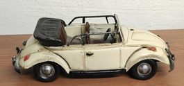 VW Käfer Cabriolet, Blechmodell, Vintage Deko