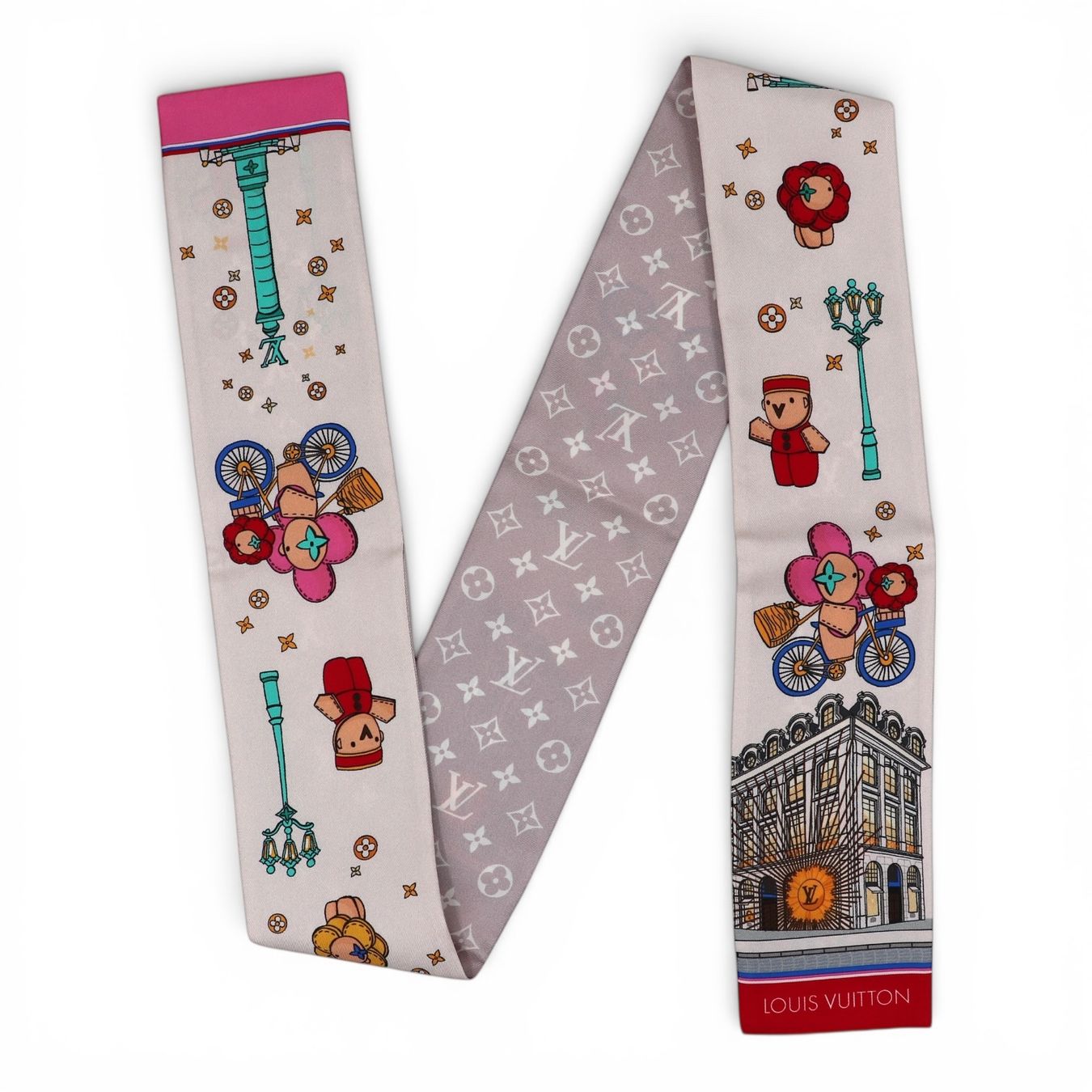 Louis Vuitton Foulards, Tücher & Schals: Louis Vuitton Bandeau "Vivienne Paris" – Gebraucht aus Binningen von Designerlabels