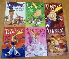 Titeuf lot de 6 bandes dessinées Glénat