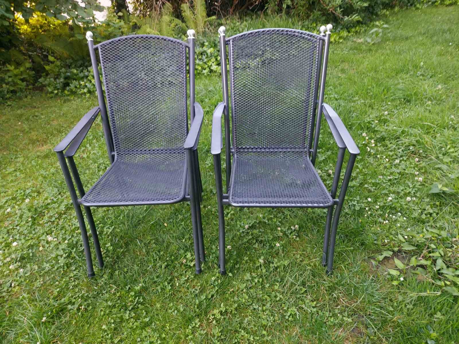 Hunn Sedie: 4 Gartenstühle von Hunn – Usato da Männedorf venduto da mge_nb75