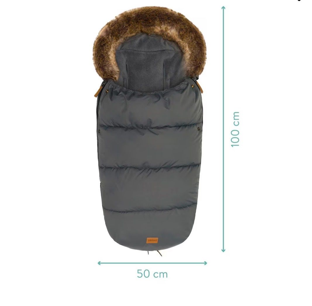 Fillikid Sacchi a pelo: Fillikid Winterfussak + passende Handschuhe grau – Nuovo (secondo la descrizione) da Rupperswil venduto da Borishkaa 2
