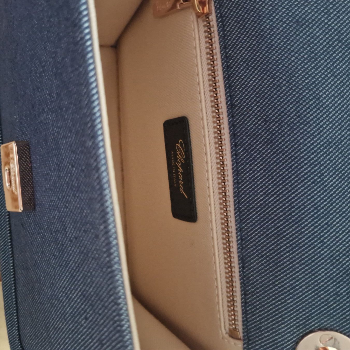 Borse da donna: Chopard Denim Crossbody | Rechnung & Dustbag – Usato da Zug venduto da Keikogood 4