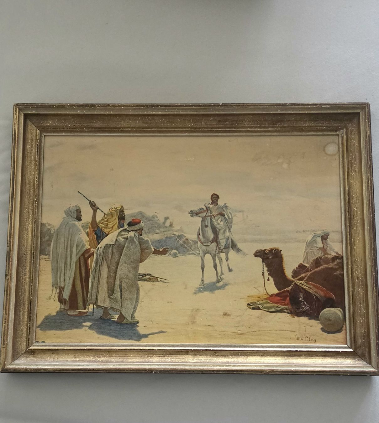 Gemälde: Otto Plinius Begegnung in der Wüste. – Gebraucht aus Zürich von Abrar123