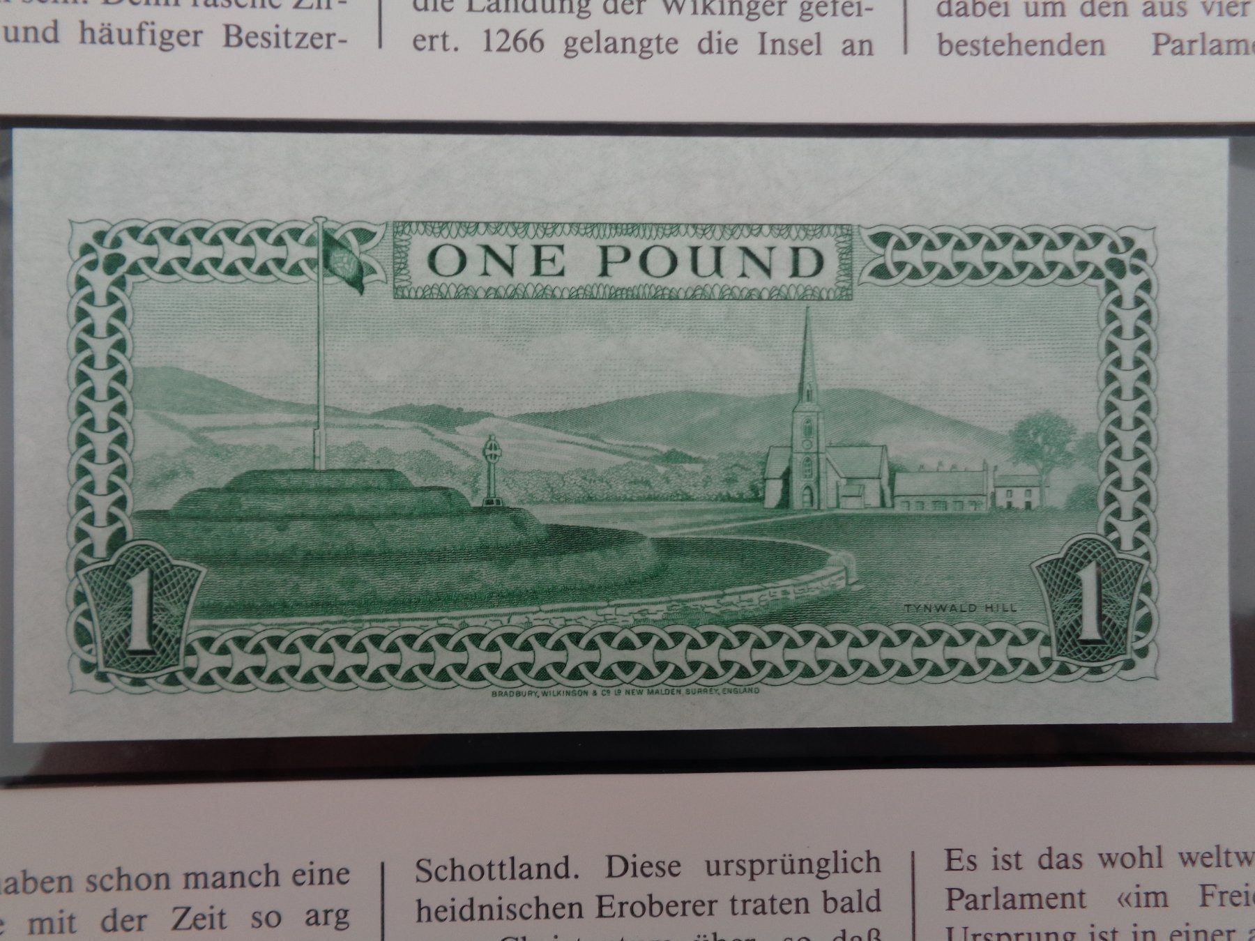 Banknoten: Notenbrief- Insel Man One Pound – Neu (gemäss Beschreibung) aus Chur von omonia 2