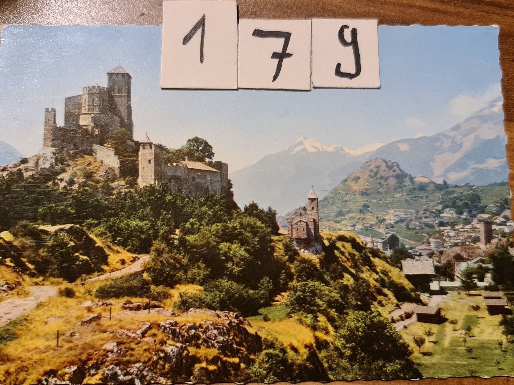 Cartoline postali: Ansichtskarte Sion Valera und Kapelle – Usato da Dintikon venduto da Vexi