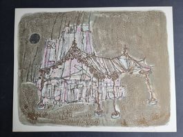 MARCO RICHTERICH LITHOGRAPHIE  SIGNIERT