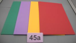 40 Blatt Bastelpapier A4, verschiedene Farben, Nr. 45a