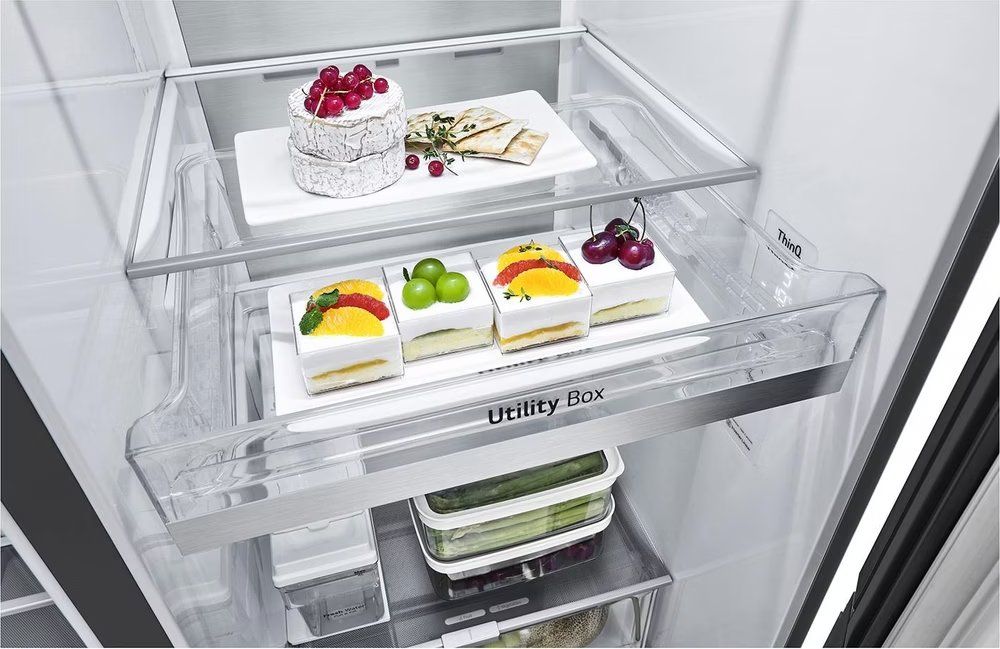 LG Frigoriferi: LG Side-by-Side Kühlschrank/ GSXV90MCAE – Nuovo e nell'imballaggio originale da Münchenstein venduto da KultForm 4