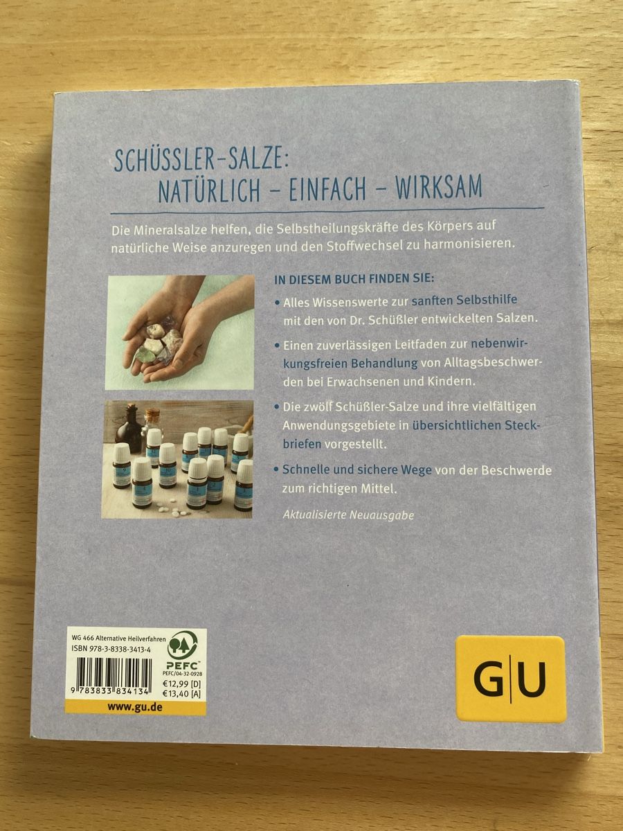 Libri: Schüssler-Salze Das Basisbuch - Günther H. Heepen – Usato da Schwarzenburg venduto da Michellu 1