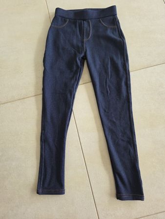Gefütterte Leggins in Jeans-Optik / Gr. M