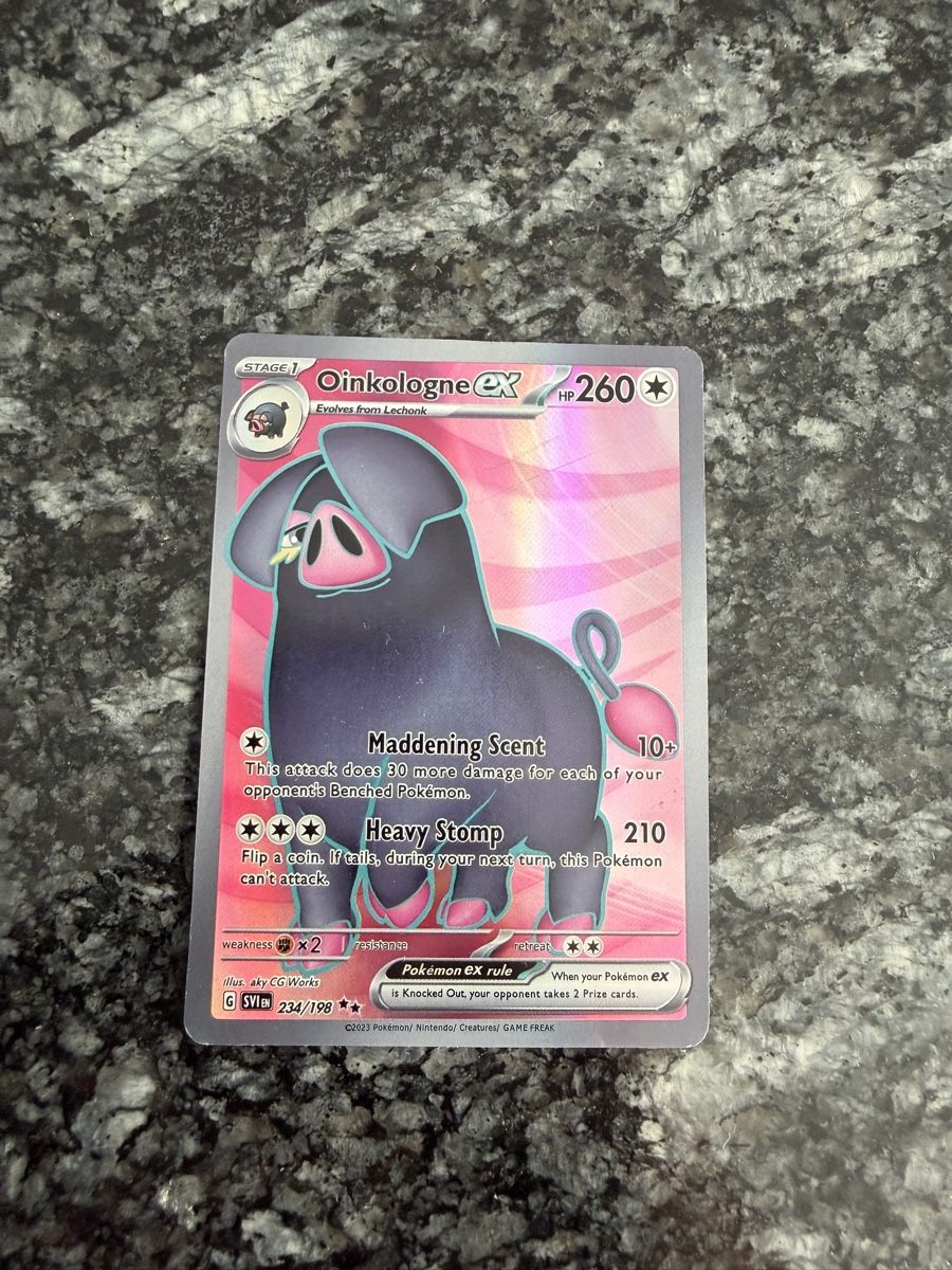 Pokémon Carte collezionabili: Pokémon Oinkologne ex 234/198 – Usato da Liestal venduto da arl_6tv7