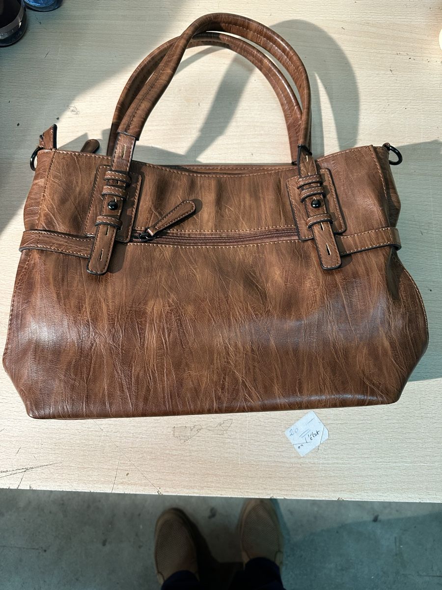 Borse da donna: Sac à main Rieker cuir synthétique marron – Usato da Lausanne venduto da artnouveau04 2