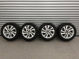 4 originale Mazda 5 Alu-Felgen mit Sommerreifen ca. 80%